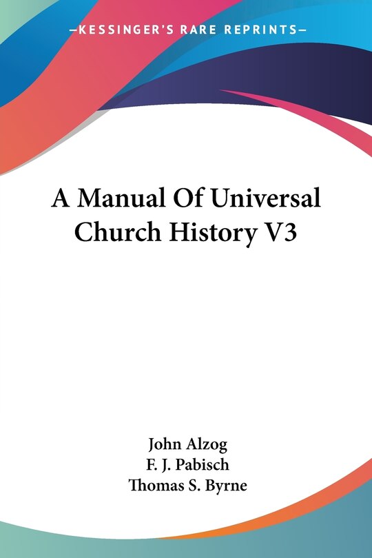 Couverture_A Manual Of Universal Church History V3