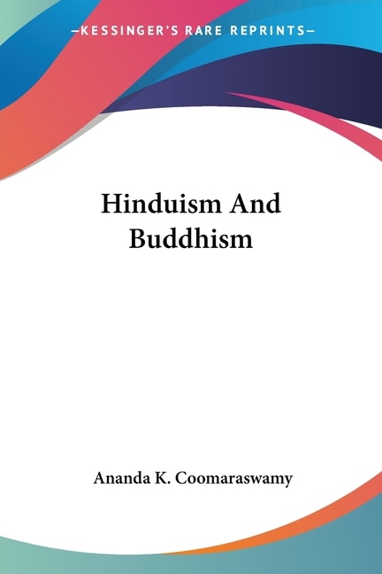 Front cover_Hinduism And Buddhism