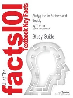 Couverture_Studyguide For Business And Society By Thorme, Isbn 9780618953103
