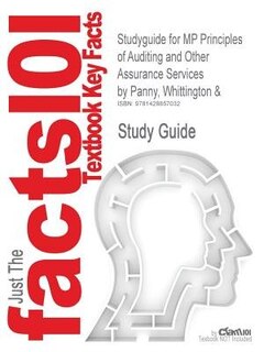 Studyguide For Mp Principles Of Auditing And Other Assurance Services By Whittington & Panny, Isbn 9780073291925 image number 0