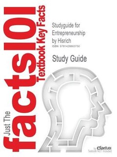 Front cover_Studyguide For Entrepreneurship By Hisrich, Isbn 9780073210568