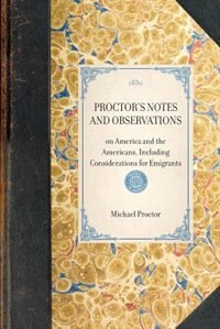 Front cover_Proctor's Notes And Observations