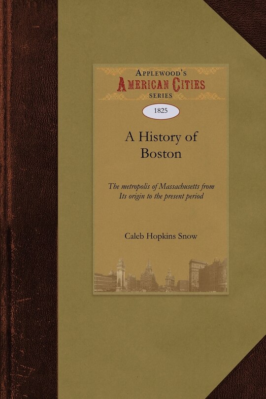 Couverture_A History of Boston