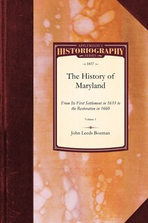 Front cover_History of Maryland