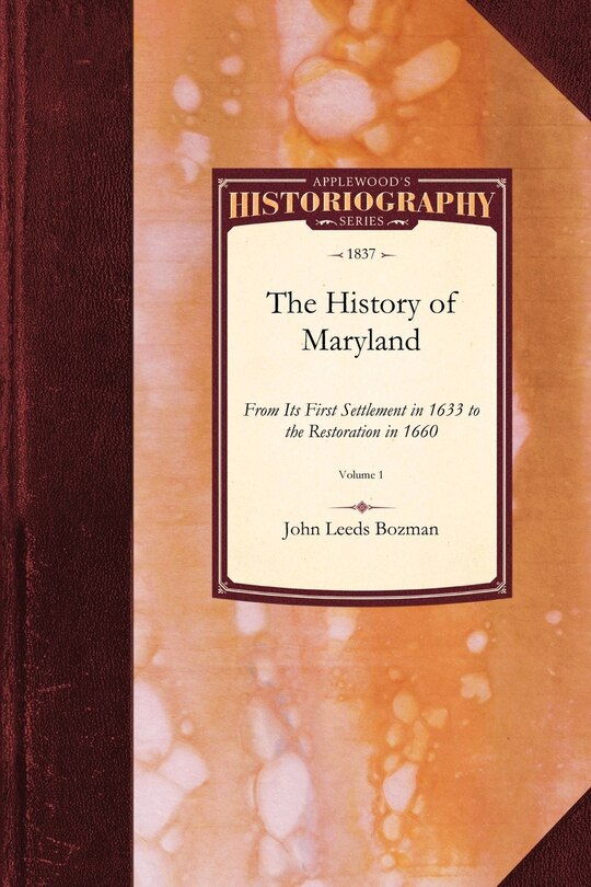 Front cover_History of Maryland