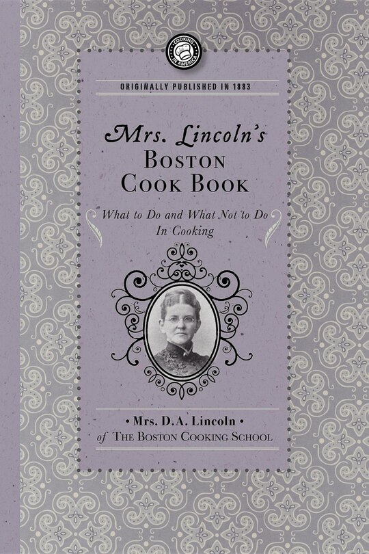 Couverture_Mrs. Lincoln's Boston Cook Book