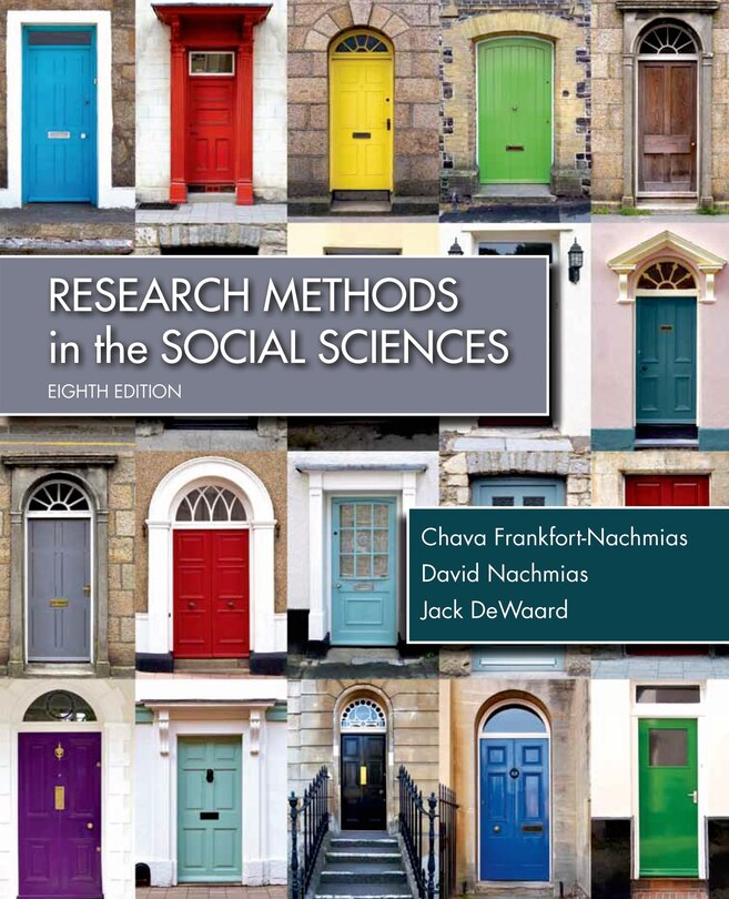 Research Methods In The Social Sciences