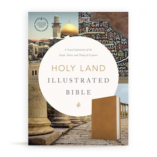 Front cover_Csb Holy Land Illustrated Bible, Ginger Leathertouch