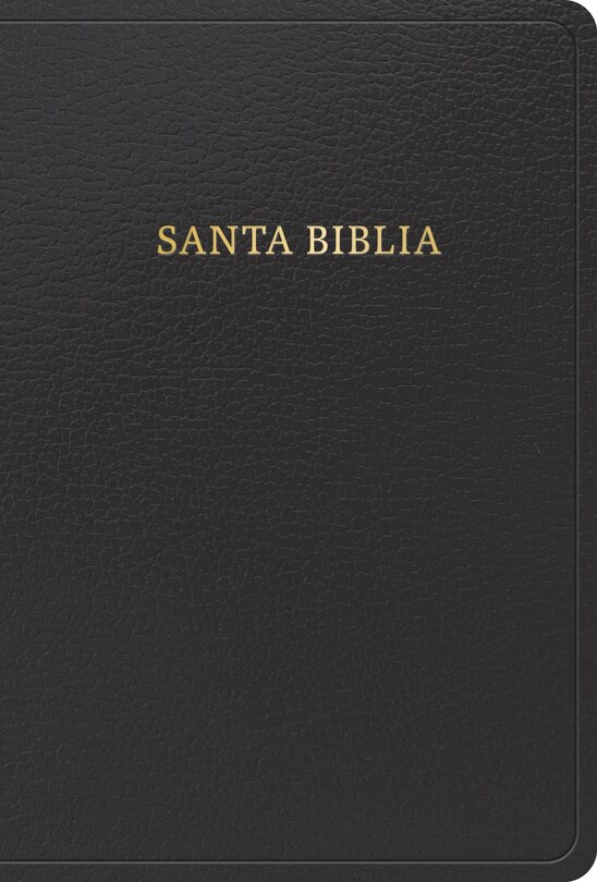Front cover_RVR 1960 Biblia letra grande tamaño manual, negro imitación piel (Edición 2023)