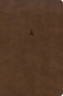 Front cover_CSB Personal Size Giant Print Bible, Brown LeatherTouch