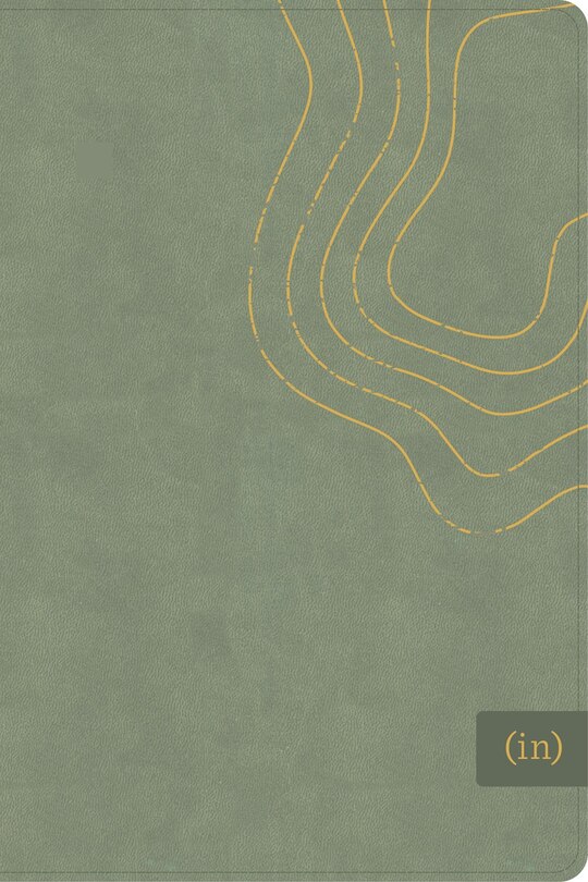 Front cover_CSB (in)courage Devotional Bible, Sage LeatherTouch, Indexed