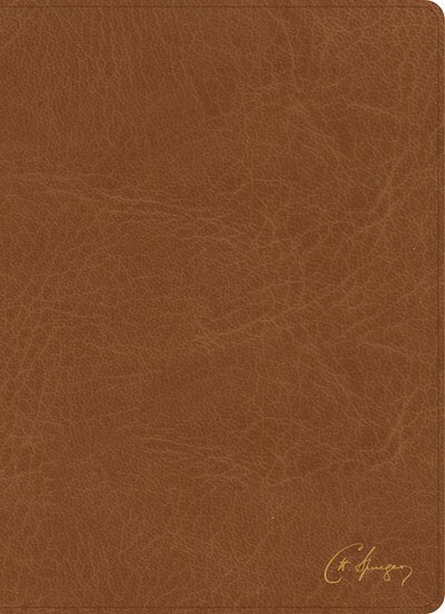 Front cover_KJV Spurgeon Study Bible, Tan LeatherTouch