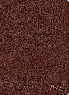 Front cover_KJV Spurgeon Study Bible, Brown Bonded Leather