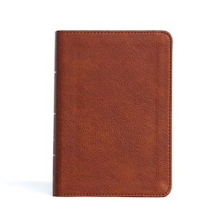 Front cover_KJV Large Print Compact Reference Bible, Burnt Sienna LeatherTouch