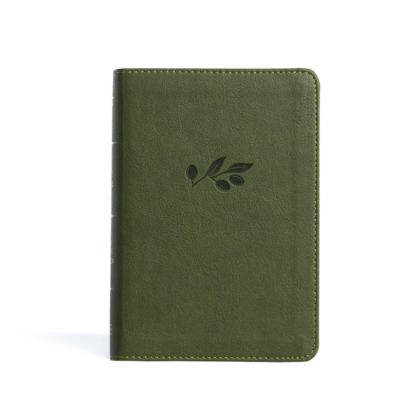 Front cover_KJV Large Print Compact Reference Bible, Olive LeatherTouch