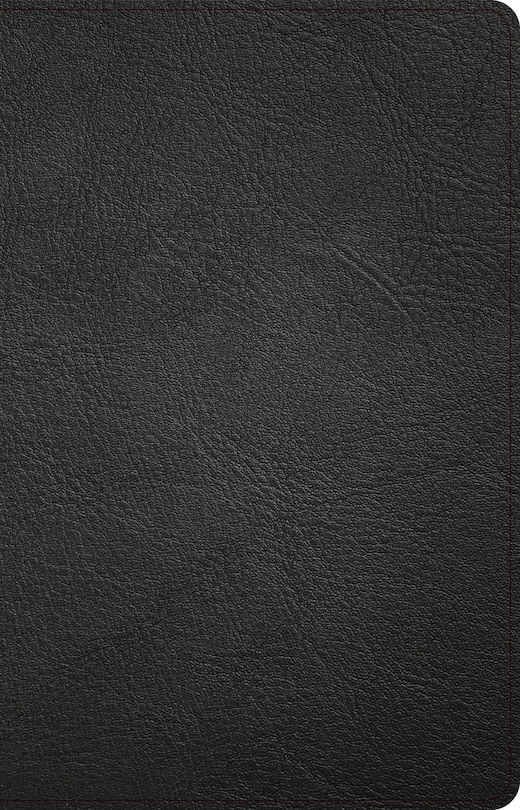 Couverture_NASB Large Print Thinline Bible, Holman Handcrafted Collection, Black Premium Goatskin
