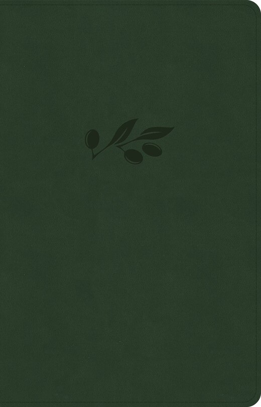 Couverture_NASB Large Print Thinline Bible, Olive LeatherTouch