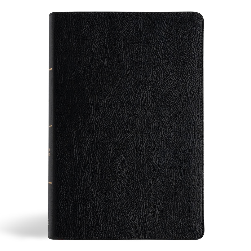 Front cover_CSB Everyday Study Bible, Black Bonded Leather