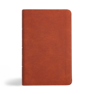 Front cover_NASB Personal Size Bible, Burnt Sienna LeatherTouch
