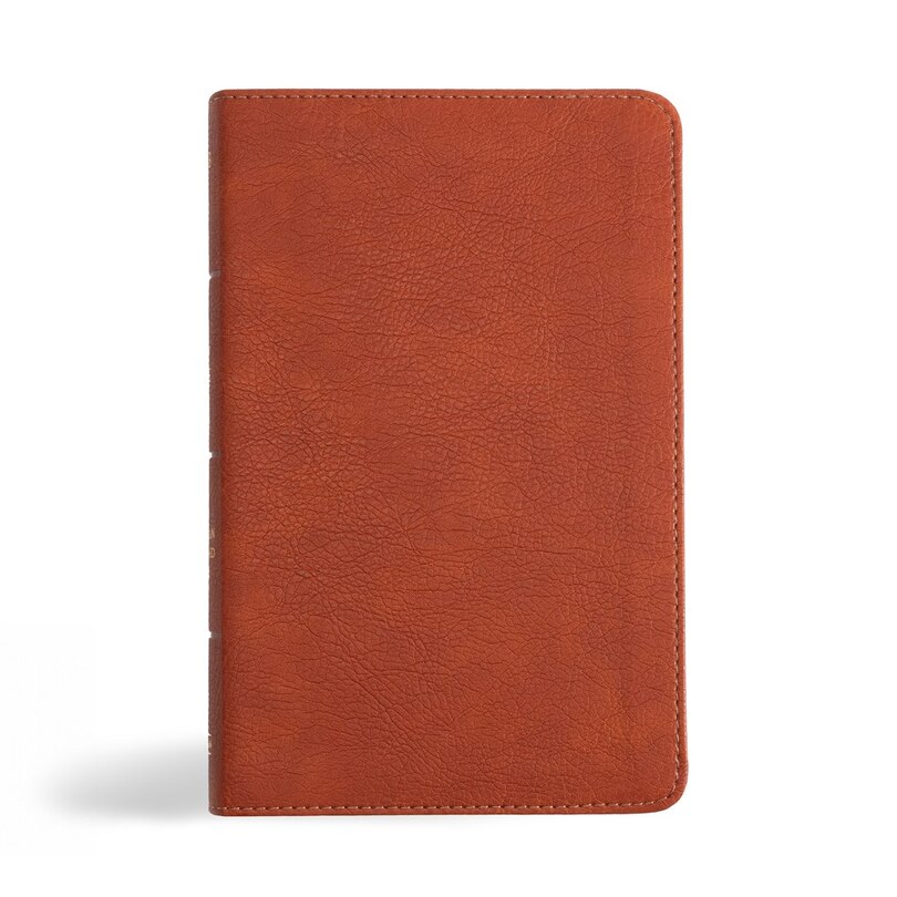 Front cover_NASB Personal Size Bible, Burnt Sienna LeatherTouch