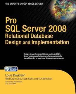 Front cover_Pro SQL Server 2008 Relational Database Design and Implementation