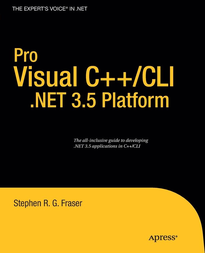 Couverture_Pro Visual C++/CLI and the .NET 3.5 Platform