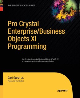 Couverture_Pro Crystal Enterprise / Businessobjects Xi Programming