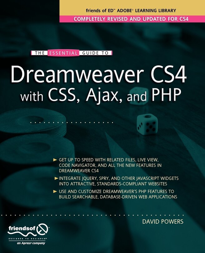 Couverture_The Essential Guide to Dreamweaver CS4 with CSS, Ajax, and PHP