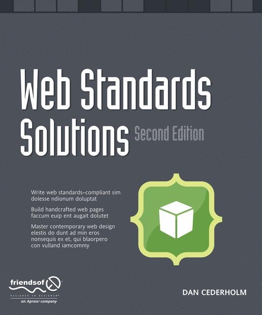 Front cover_Web Standards Solutions