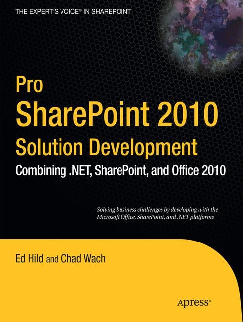 Front cover_Pro SharePoint 2010 Solution Development