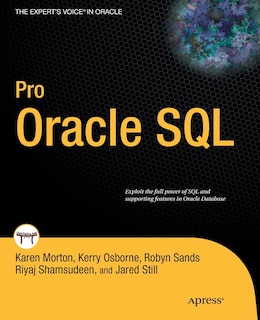 Front cover_Pro Oracle SQL