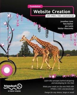 Front cover_Foundation Website Creation with HTML5, CSS3, and JavaScript