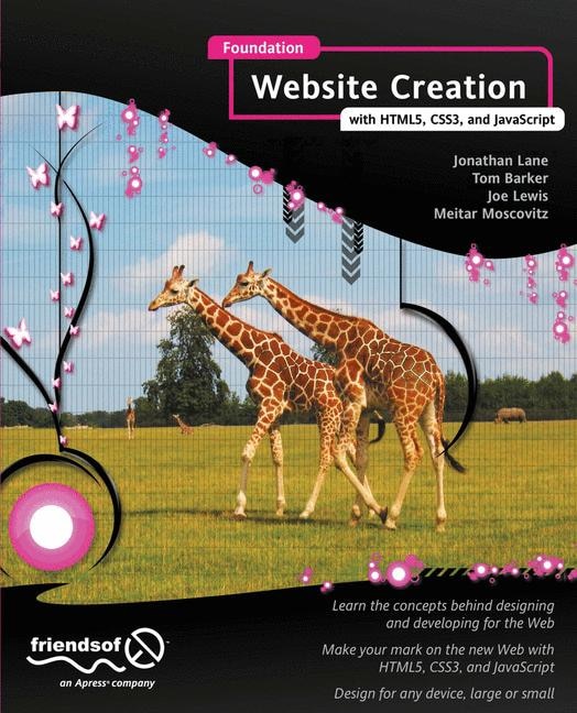 Front cover_Foundation Website Creation with HTML5, CSS3, and JavaScript