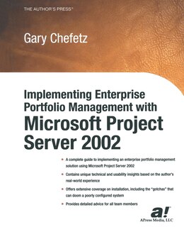 Couverture_Implementing Enterprise Portfolio Management With Microsoft Project Server 2002