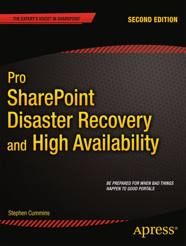 Couverture_Pro SharePoint Disaster Recovery and High Availability