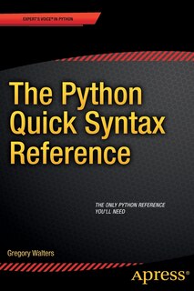Front cover_The Python Quick Syntax Reference