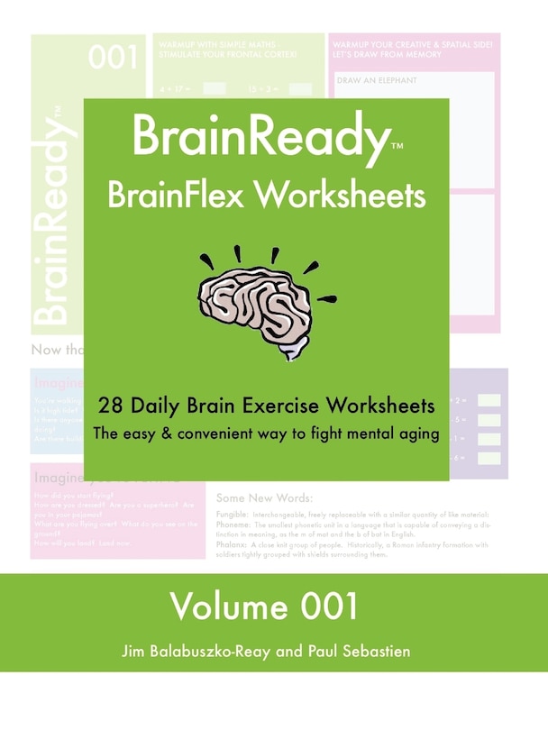 Front cover_Brainready - Brainflex Worksheets, Volume 1