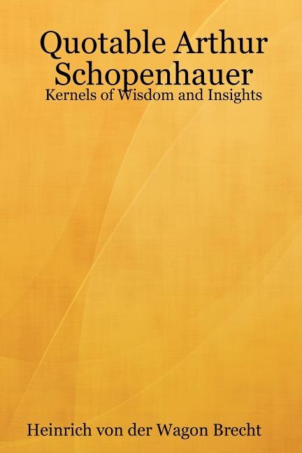 Couverture_Quotable Arthur Schopenhauer