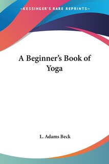 Couverture_A Beginner's Book Of Yoga
