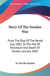 Couverture_Story Of The Soudan War