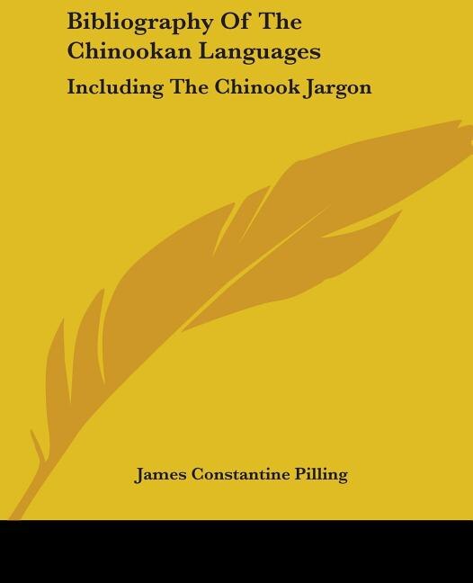 Front cover_Bibliography Of The Chinookan Languages