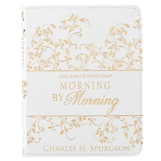 Front cover_One-Minute Devotions Morning by Morning Faux Leather