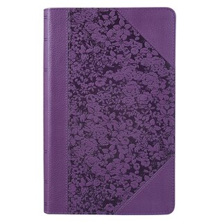 Front cover_KJV Bible Giant Print Standard-size Faux Leather, Purple Two-tone