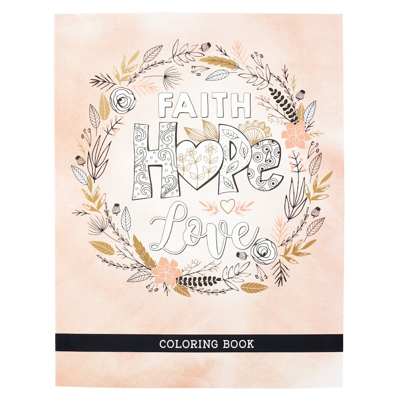 Couverture_Coloring Book Faith Hope Love