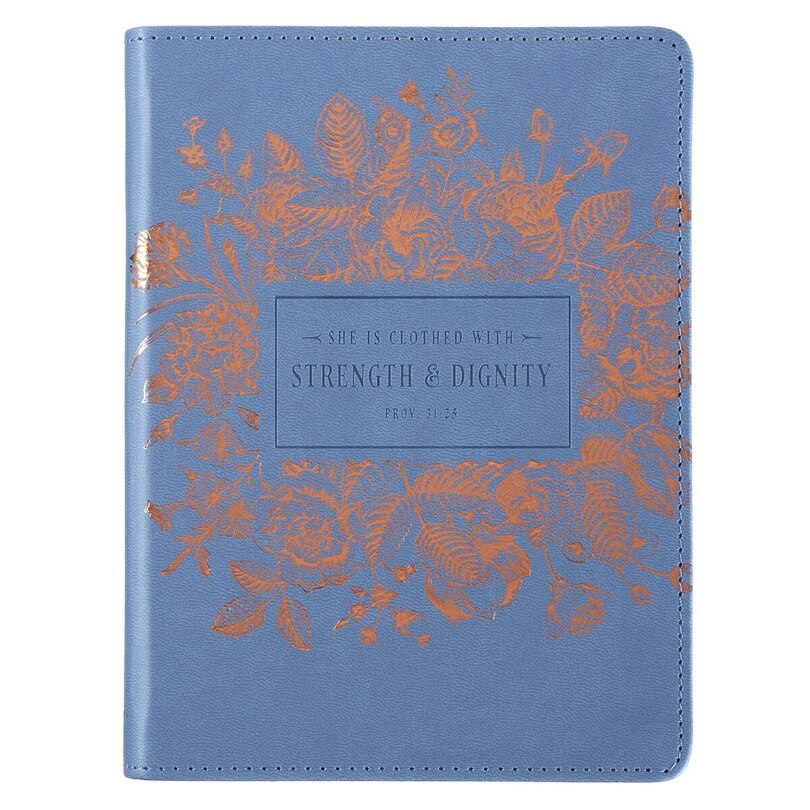 Front cover_Strength & Dignity Classic Luxleather Journal - Proverbs 31:25