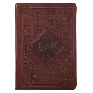 Front cover_Journal Classic Brown Names of God Exodus 34:6