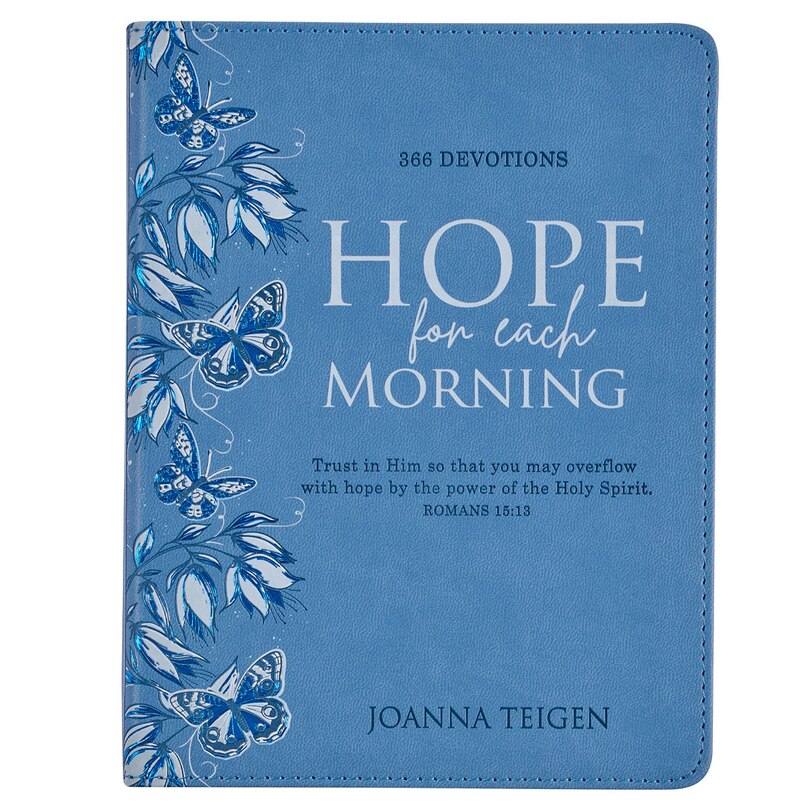 Couverture_Devotional Hope for Each Morning Faux Leather