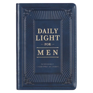 Front cover_Devotional Daily Light for Men Faux Leather