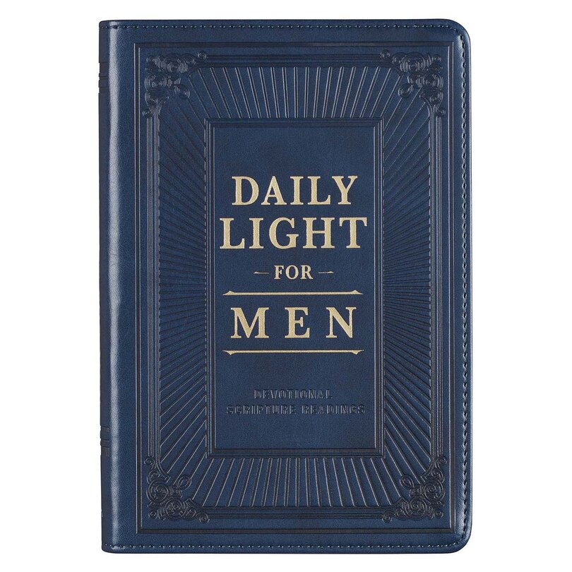 Front cover_Devotional Daily Light for Men Faux Leather