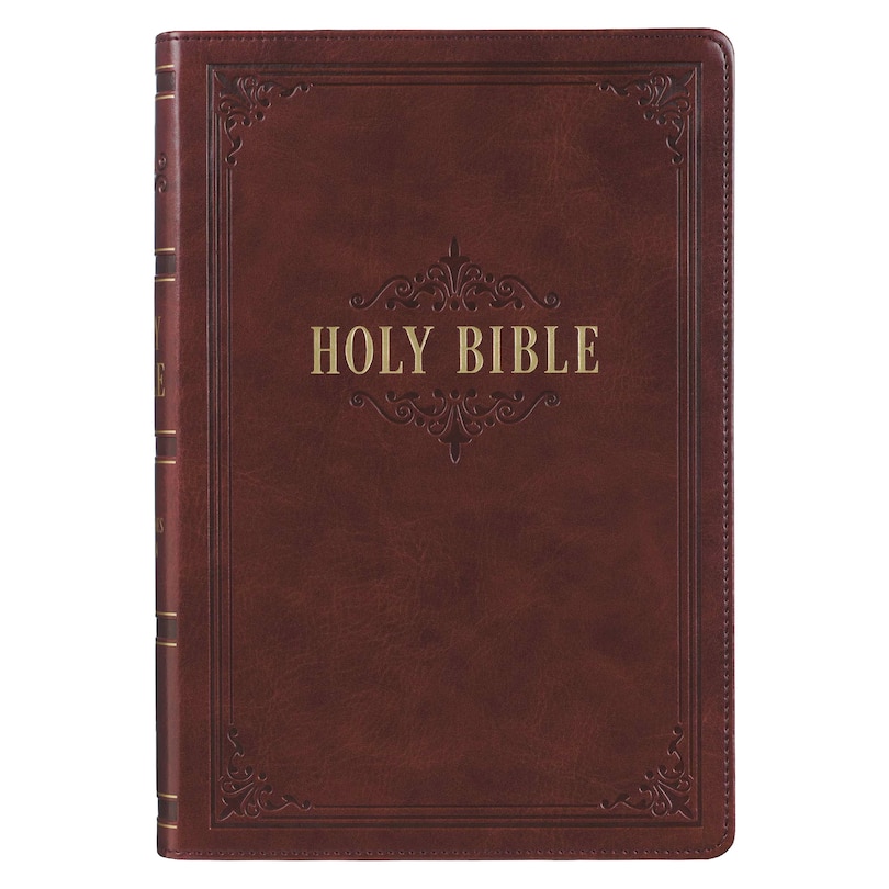 Front cover_KJV Bible Giant Print Full-size Faux Leather, Burgundy